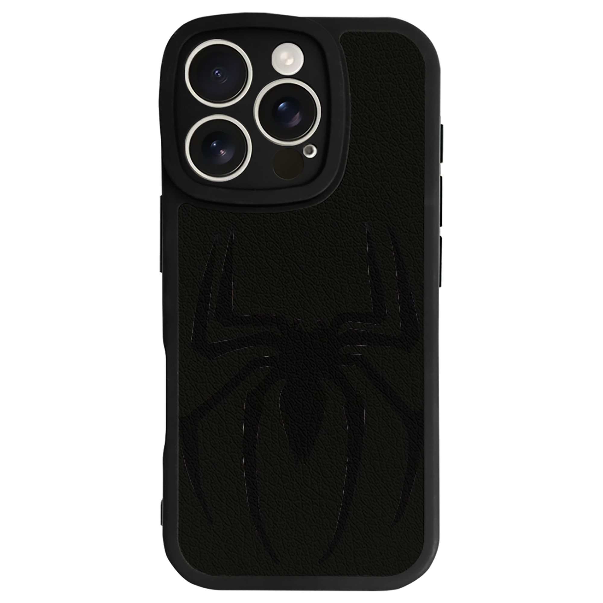 Spider Man スパイダーマン 【iPhone 16シリーズ対応】シリコンスマホケース（レザー調） 材質：シリコン